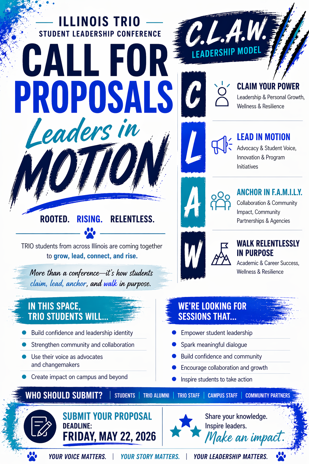 call for proposals poster
