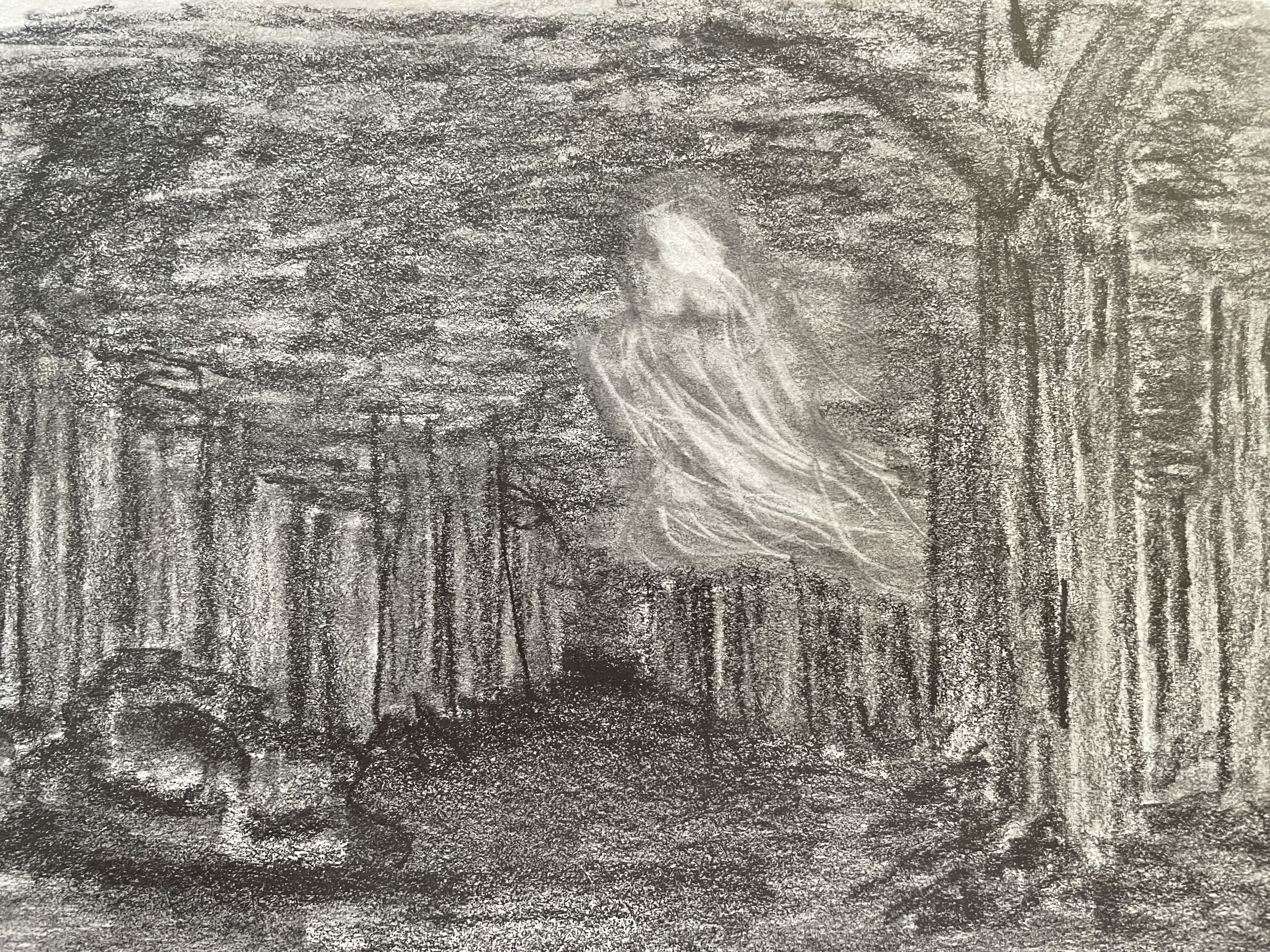 CDCraig "Lorelei" 1990 Pencial Drawing