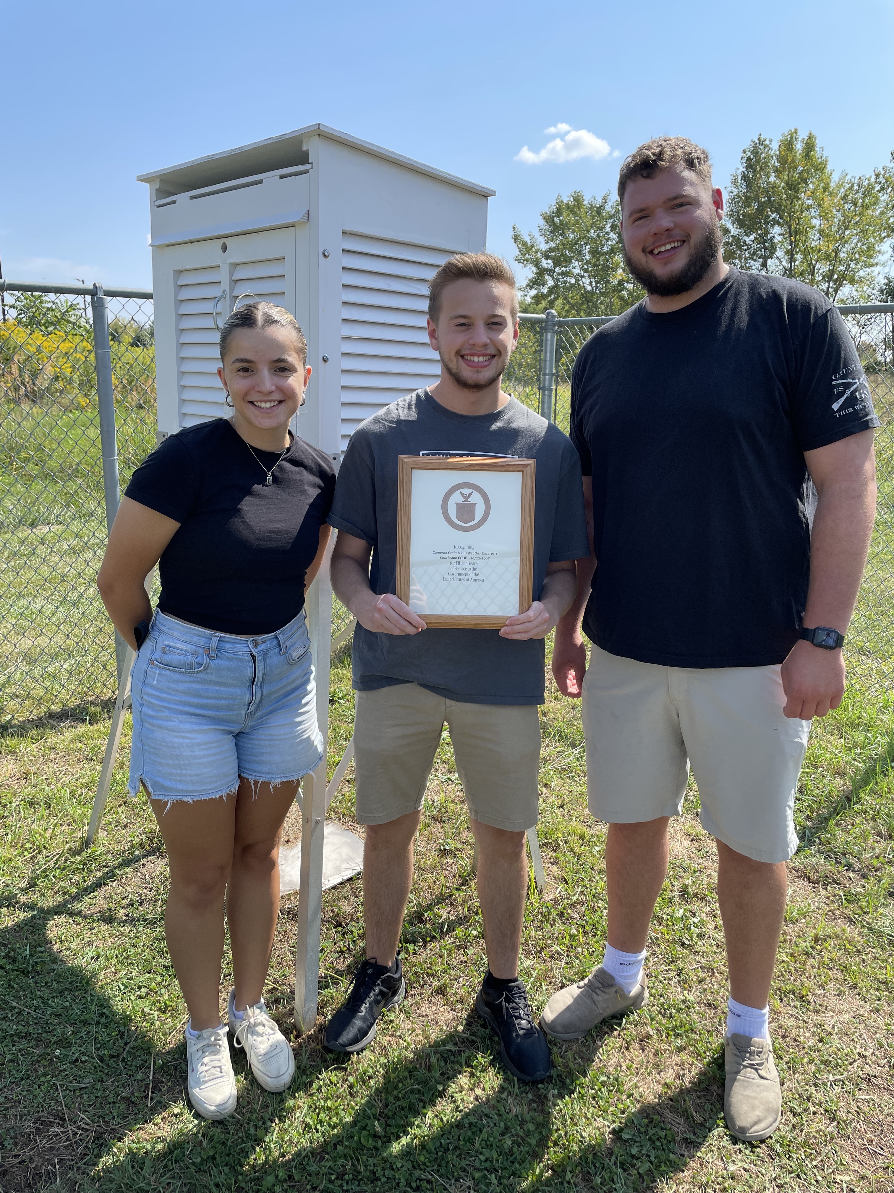NWS Awards 15-year Service Award to EIUWC