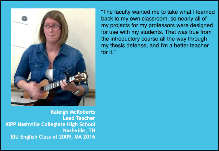 Kaleigh McRoberts, EIU English alumna, Lead Teacher, KIPP Nashville Collegiate High School