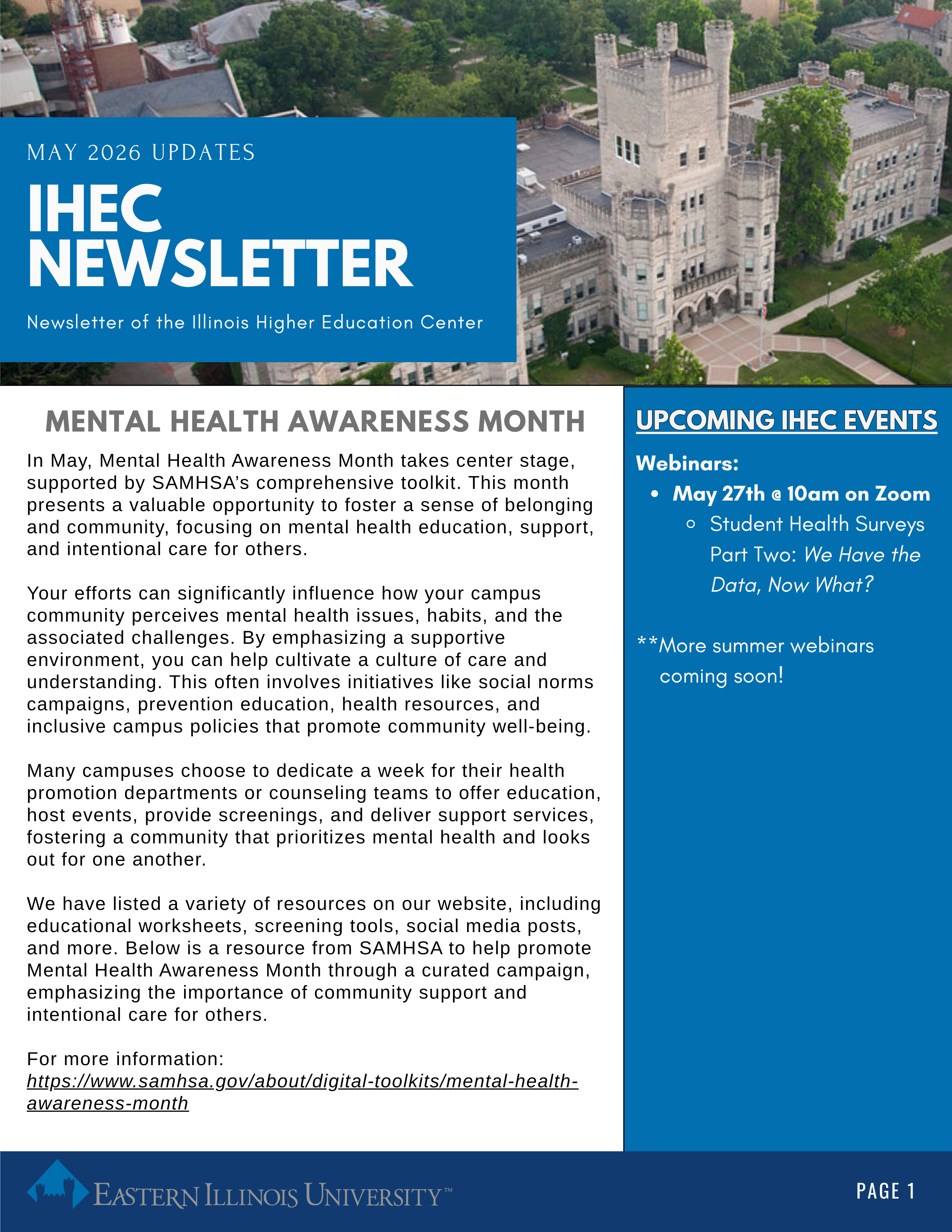 may newsletter