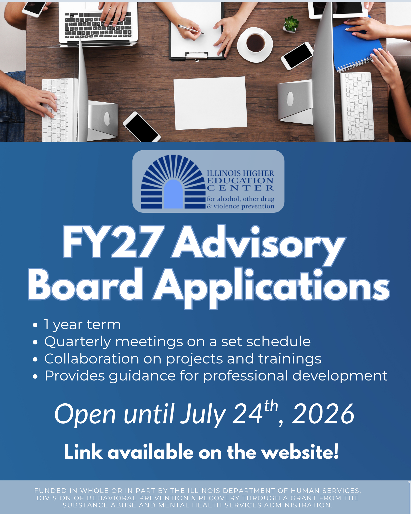 application flyer
