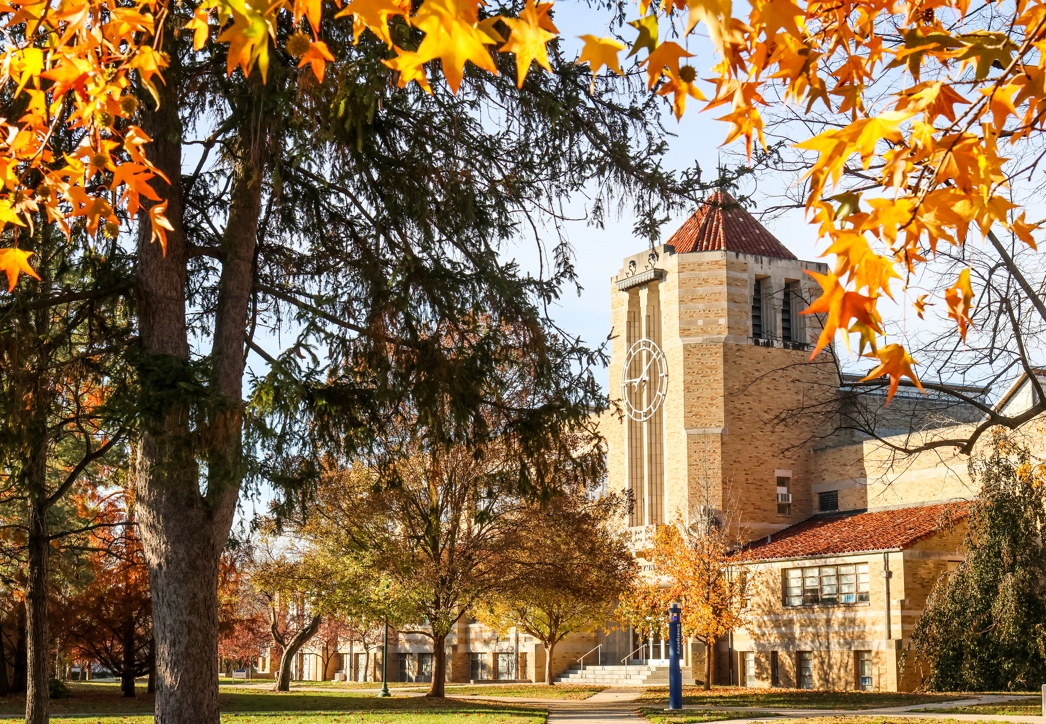 McAfee Gym on a Fall Day McAfee Gym on a Fall Day