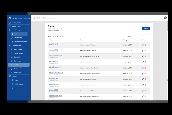 thumbnail of content management system