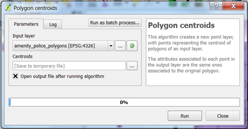 polygon centroids